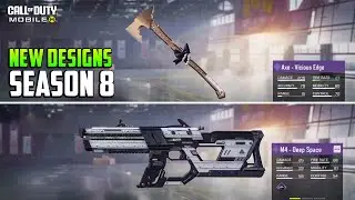 Unique Designs Guns in Season 8 CODM - COD Mobile New Weapons