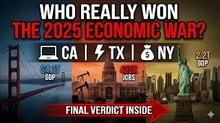 Какой штат США выиграл экономическую войну 2025 года? Ответ вас удивит (Калифорния против Техаса ...