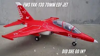FMS Yak-130 70mm EDF Jet! Did She Go In? #aviation #rcplane #rcaircraft #rcpilots