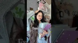 EXAM VLOG: 2 days until exams 😩 #study #shorts #student #studentmotivation #vlog  #examlife