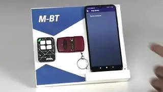M-BT using the APP - Rolling Code 1 Press + Registration