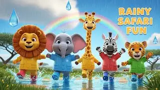 ABC Safari Animal Sounds Song | Learn Animal Names & Their Sounds | Kids Nursery Rhyme