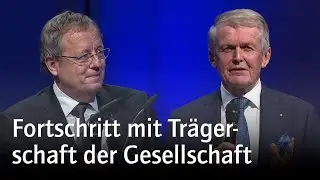 Jan W&ouml;rner und Thomas Weber auf der acatech Festveranstaltung 2024