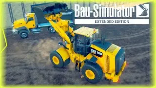 Bau-Simulator: 🏗️ 27 - restliche Erde mit Radlader verladen - Ps5 Gameplay German