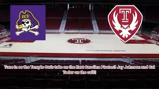 Temple Owls  vs East Carolina Pirates - Mens Basketball