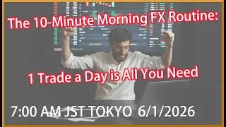 The 10-Minute Morning FX Routine: 1 Trade a Day is All You Need  6/1/2026 #ForexTrading