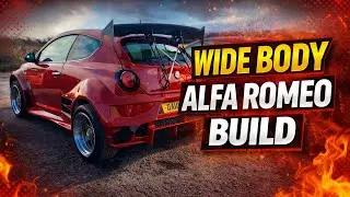 Безумный, сделанный вручную Alfa Romeo MiTo с расширенным кузовом &mdash; представлен агрессивный монст...