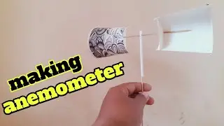 Easy ‼️ How to make a anemometer? | Sangat mudah.bagaimana cara buat anemometer?
