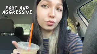 ASMR in my car  (fast and aggressive, lofi, tapping) 