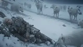 THE MUTE OMEGA COLLAPSED IN THE BLIZZARD &mdash; 50 ROGUE WOLVES CLOSED IN AS NIGHT FELL