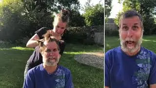 Our Director Shaves for Stroke