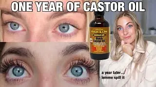 CASTOR OIL ONE YEAR LATER *for EYELASH growth* an update & questions answered | Morgan Green