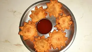 समोसा की ऐसी रेसीपी जिसे देखते ही बनायेंगे। (Aloo stuffed snack recipe) Crispy samosa recipe..