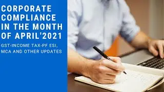 CORPORATE COMPLIANCE IN THE MONTH OF APRIL'2021
