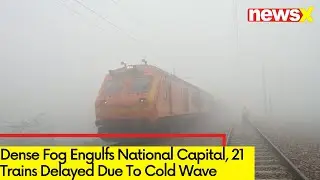 Dense Fog Engulfs National Capital |21 Trains Delayed Due To Cold Wave| NewsX