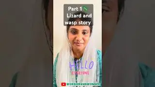 Part 1 🦎 Lizard and wasp story #tamilchristianmessage #worship #jesus #shorts #lent #40days