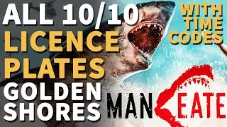 All Golden Shores License Plates Maneater Locations