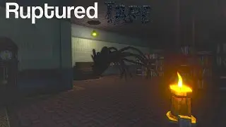 Horror Game Where A Procedural Spider Chases You - Ruptured Tape Full Playthrough