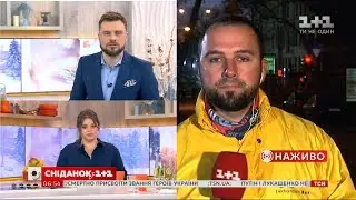 Корреспондент Антон Пшеничный рассказал, что сейчас происходит на месте пожара в Одессе