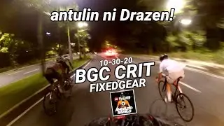 BGC FRIDAY CRIT | FIXEDGEAR | FULL RACE on board: ANGELITO RAMILO 📹xioami yi cam | 51:14 gear ratio