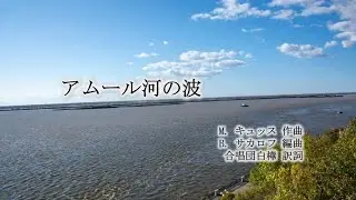 アムール河の波