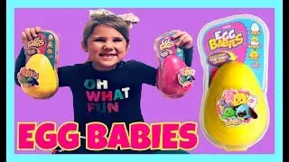 Wicked Cool Toys EGG BABIES Surprise Plush Toy Unboxing