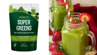 Best Greens Powder for Immunity and Detox/ Green Superfood Powder / How to Make  a Green Smoothie