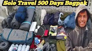 500 DAYS TRAVEL ALONE, BAGPAK|GoPro 12|Decathlon|
