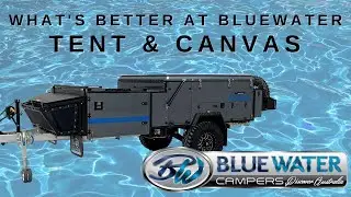 Bluewater Campers Tent & Canvas features camper trailer