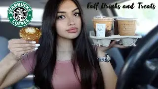 I Tried Starbucks New Fall Drinks and Treats!