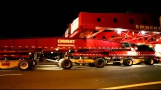 Levitated Mass by Michael Heizer in transit