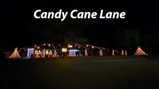 2025 Christmas Light Show - Candy Cane Lane