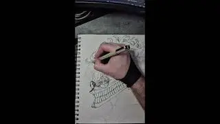 How I draw Anime Charakters| Okarun from DanDaDan, full process in sped up!