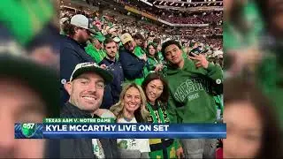 IRISH LEGENDS: Former Notre Dame safety and captain Kyle McCarthy stops by ABC57 Kickoff
