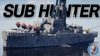 I made a Working Military Destroyer in Minecraft Create Mod!