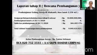Ibadah Online MDC BANDAR LAMPUNG 21 November 2020 oleh Bona Manik