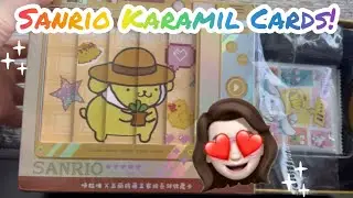Sanrio Karamil Collectible Cards Pack Opening and Product Review!