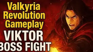 Valkyria Revolution Gameplay - Viktor Boss Fight | JRPG PS4