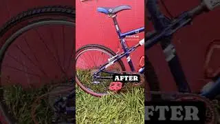 before and after rebuild of k2 Mtn bike!!