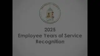 2025 Franklin County Years of Service Employee Recognition
