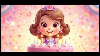 Happy Birthday Princess 👑🎂 | Cute Birthday Song & Magical Celebration