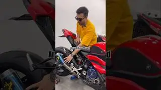 ARROW BLUE TITANIUM EXHAUST SOUND in BMW S1000 RR 🔥🔥 #arrowexhaust #bmws1000rrsound