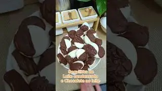 Sequilhos de Leite condensado e Chocolate ao leite 🤎🤍#sequilhos #biscoitinho #biscoitosamanteigados