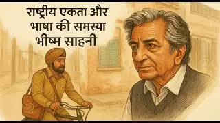 राष्ट्रीय एकता और भाषा की समस्या (निबंध) : भीष्म साहनी RCU B.A. 3rd sem Hindi DSC - Rashtreey ekata