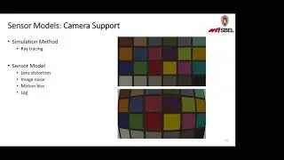 Physics Based Sensor Models for Virtual Simulation of Connected and Autonomous Vehicles