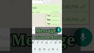 WhatsApp Sending Message [sound effects ] #soundeffect #sound #subscribers #viral #whatsapp