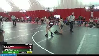 Middle School Boys 119 Drake Kirk Hard Drive Wrestling Club Vs Austin Vogt Unattached