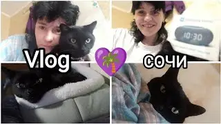💜202🌴Vlog МОИ БУДНИ В СОЧИ☺️😼сплю целыми днями😴Маруся🤖Шин🙄🇰🇷