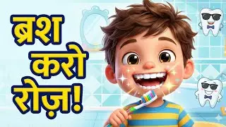 ब्रश करो तो ऐसे?🪥😁 | Clean Teeth Fun | Hindi Kids Rhymes | Wigglepo Kids