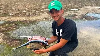 Pesca y aventura en balsa casera en la isla de los cocos
